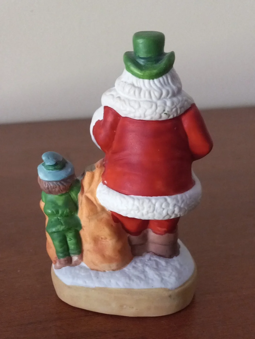 Vintage 1991 RSVP International Irish Santa Claus Figurine with Leprechans